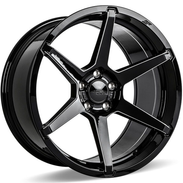 Ace Alloy AFF06 V006D Gloss Black Milled