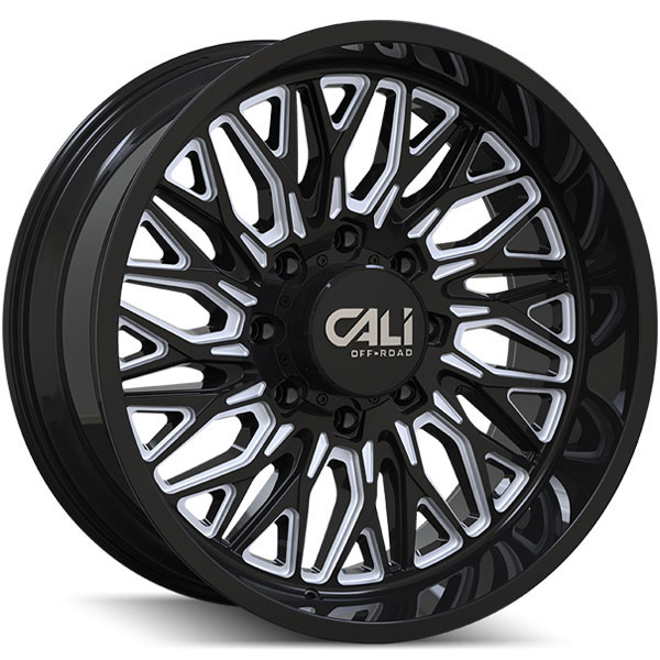 Cali Offroad Crusher 9118BM Gloss Black with Milled Spokes