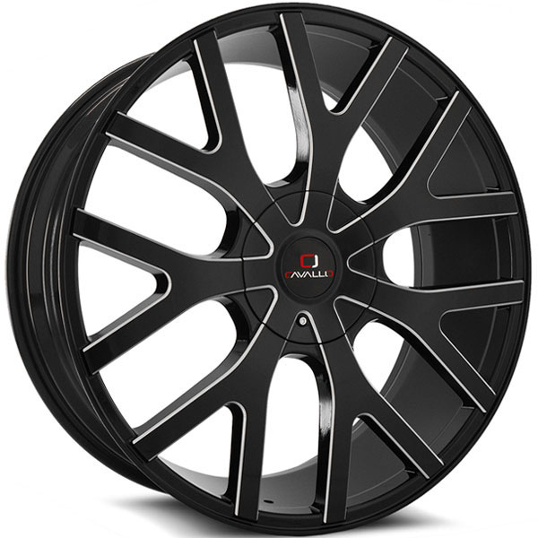 Cavallo CLV-15 Gloss Black Milled