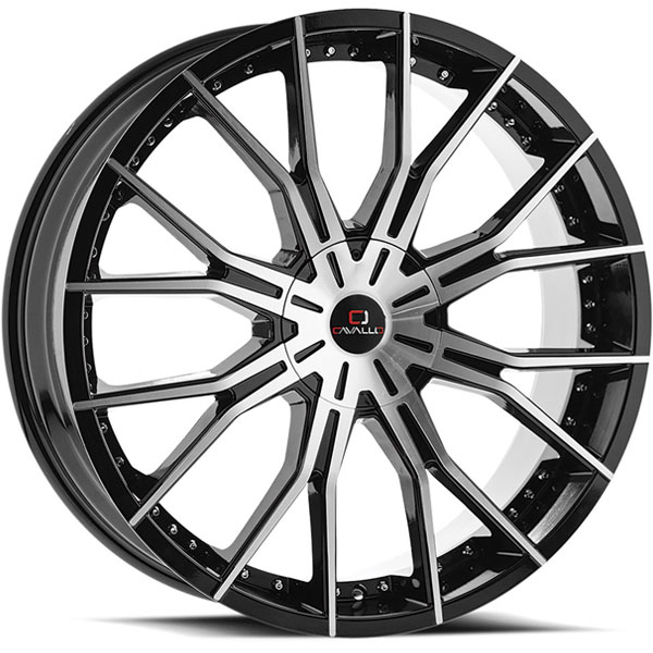 Cavallo CLV-36 Gloss Black Machined