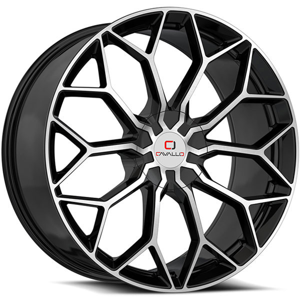 Cavallo CLV-44 Gloss Black with Machined Face