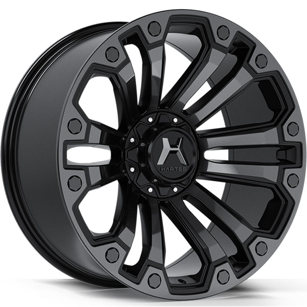 Hartes Metal YSM-738 Rhino Black with Machined Dark Tint Face