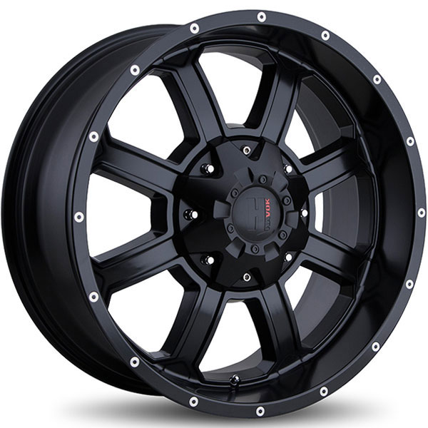 Havok Off-Road H101 Matte Black with Milled Rivets