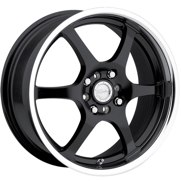 Raceline 126 Black with Machined Lip